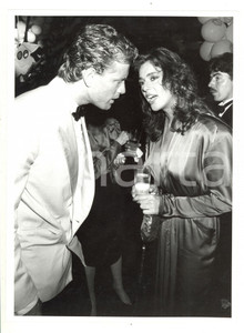 1986 CANNES Festival del Cinema - Maruschka DETMERS discute con Urbano BARBERINI