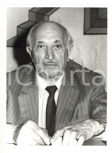 Fotografia d epoca originale 1985 ca MILANO  Ritratto di Simon WIESENTHAL il cacciatore di nazisti 1 1