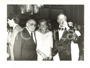 Fotografia d epoca originale 1984 VENEZIA Mostra del Cinema  Evgenij EVTUSENKO Francesco ROSI Marta MARZOTTO 1