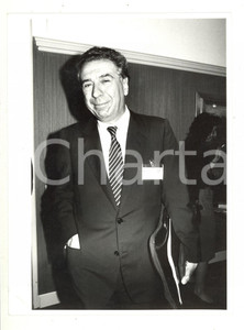 Fotografia d epoca originale 1985 ca MILANO Pier Carlo MARENGO a un convegno CANDY per CREDITO ITALIANO Foto 1