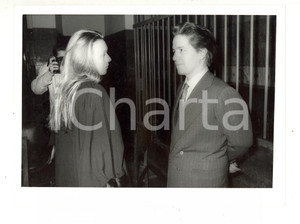 1987 MILANO Processo VERDIGLIONE Armando VERDIGLIONE Martine JODEAU GRYNBERG 1 Fotografia d'epoca.  CONDIZIONI:GOOD/buonoFORMATO: 18x24 originale e autentica 1
