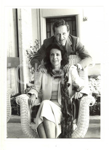 1985 ca ITALIA COSTUME - Ritratto di Carlo e Marina RIPA DI MEANA (1) - Foto