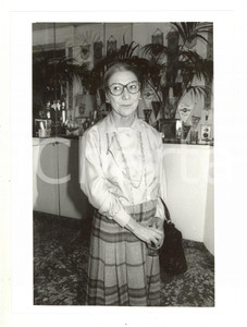 1985 ca MILANO Terrazza Martini - Ritratto di Mimma MONDADORI (2) - Foto