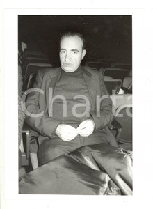 Fotografia d epoca originale 1990 ca ITALIA COSTUME  Ritratto di Gianni BAGET BOZZO a un convegno 1  Foto 1