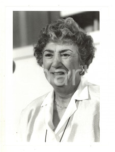 1984 VENEZIA Mostra del Cinema - Ritratto di Florence MALRAUX (1) - Foto 18x24 Fotografia di agenzia. CONDIZIONI: GFORMATO: 18x24 cm  originale e autentica 1