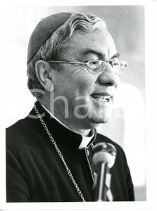 1990 ca ROMA Ritratto Card. Salvatore PAPPALARDO *Foto 18x24 cm