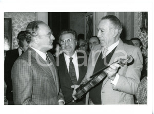 1988 CREMONA Anthony QUINN - Renzo ZAFFANELLA - Salvatore ACCARDO *Foto 24x18 cm