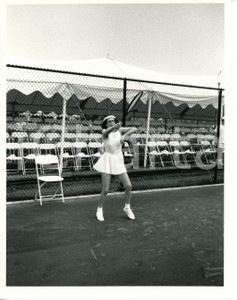 1988 COSTUME Mary McFADDEN durante partita a tennis - Foto VINTAGE 18x24