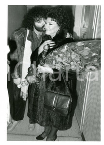 1985 ca COSTUME Ritratto di Diego ABATANTUONO e Nilla PIZZI *Foto 18x24 cm