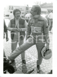 1986 9° RALLY AUTODROMO DI MONZA Ritratto di Cristiano MINELLONO ^Foto 18x24 cm Fotografia di agenzia.FORMATO: 18x24 cm GOOD/buono  Formato: 18x24 cm originale e autentica 1