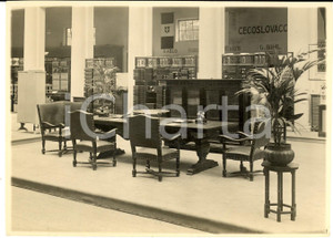 1927 COMO Esposizione Voltiana - Sala con telefoni *Foto MANDELLI 17x12 cm