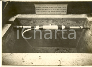 1927 COMO Esposizione Voltiana - Camera di  pupinizzazione *Foto 17x12 cm 