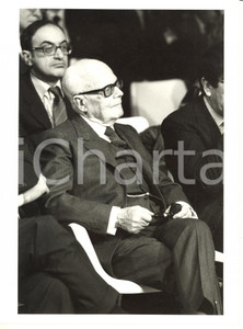 1985 ca ROMA - PSI Ritratto di Sandro PERTINI con pipa in mano *Foto 18x24 cm