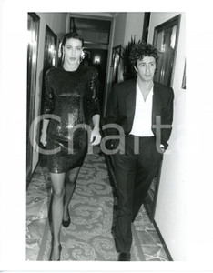 1985 ca COSTUME Francesco NUTI con Clarissa BURT durante serata di gala (1)