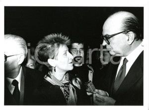 1985 ca POLITICA - PSI Marisa BELLISARIO a colloquio con Bettino CRAXI *Foto 
