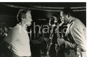 1987 CINEMA "Bird" - Forest WHITAKER e Clint EASTWOOD sul set del film *Foto