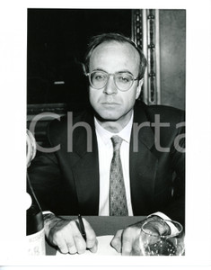 1985 ca COSTUME - RAI Ritratto del giornalista Marco VOLPATI *Foto 20x25 cm