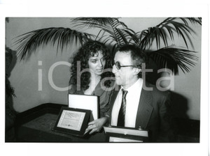 1986 VENEZIA Mostra del Cinema - Carlo DELLE PIANE e Valeria GOLINO premiati