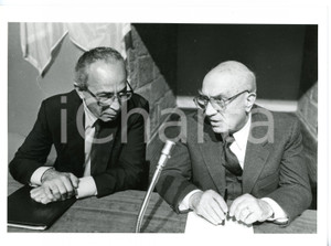 1984 MILANO 8^ Festa dell'Amicizia - Amintore FANFANI con Virginio ROGNONI *Foto