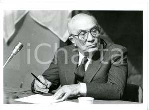 1984 MILANO 8^ Festa dell'Amicizia - Amintore FANFANI al tavolo degli oratori 