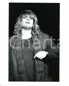 1985 ca MUSICA Ritratto di Alison MOYET in concerto - Foto 20x25 cm