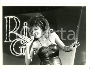 1984 RIVA DEL GARDA Mostra di Musica Leggera - Tina TURNER sul palco *Foto 24x18