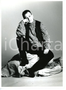 1985 ca COSTUME ITALIA Ritratto di Enrico RUGGERI (2) *Foto VINTAGE 18x24 cm