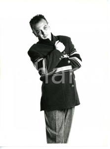1985 ca COSTUME ITALIA Ritratto di Enrico RUGGERI (7) *Foto VINTAGE 18x24 cm