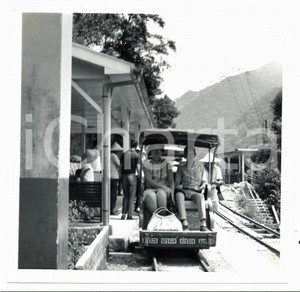 1968 WULAI (TAIWAN) Tourists on daisha - Pushcar railway (2) *Photo 12x12 cm