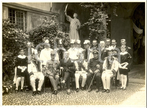 1928 ITALIA Cavalieri Ordine del SANTO SEPOLCRO con autorità militari - Foto