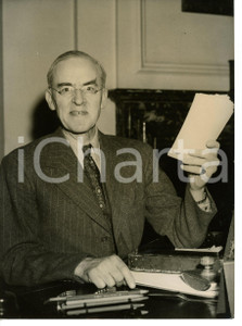 1950 LONDON Portrait of Sir Stafford CRIPPS - Fotografia 15x20 cm