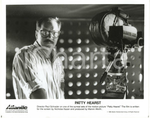 1988 CINEMA Regista Paul SCHRADER sul set di "Patty Hearst" *Foto 25x20 cm
