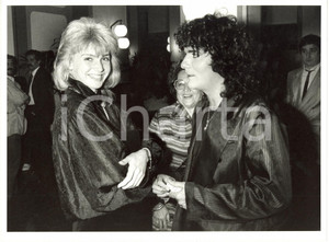 1985 ca ITALIA MUSICA - Lorella CUCCARINI e Renato ZERO *Foto 24x18 cm