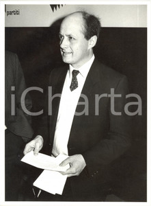 1985 ca MILANO POLITICA Bruno TABACCI Segratario regionale DC (1) - Foto 18x24