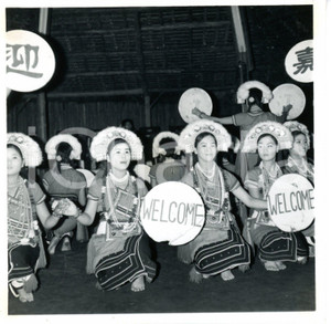 1968 HUALIEN (TAIWAN) Amis people in traditional costume *Photo 12x12
