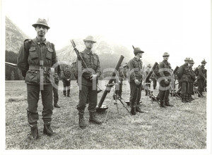 1985 ca ESERCITO ITALIANO - Brigata Alpina JULIA durante esercitazione (2) *Foto