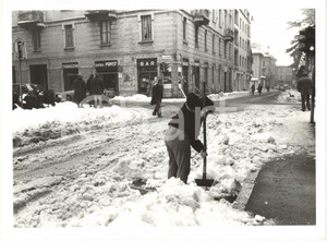1985 ca MILANO MILANO La città sotto la neve (4) *Foto artistica 24x18 cm