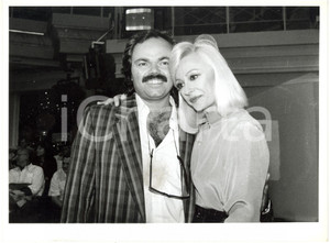 1985 ca ITALIA COSTUME - Sergio JAPINO e Raffaella CARRÀ *Foto 24x18