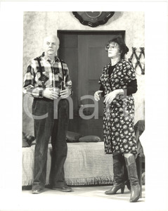 1990 ca ITALIA - TEATRO Dario FO e Franca RAME in scena (2) Foto 25x20 cm