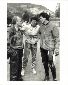 1987 ITALIA SANREMESE CALCIO - Gianni MORANDI e Ivano BORDON (1) *Foto 20x25