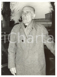 1985 ca ITALIA COSTUME - Ritratto del giornalista Indro MONTANELLI *Foto 18x24