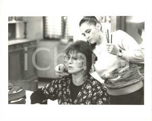 1990 ca MILANO TEATRO - Franca RAME al trucco - Ritratto (2) *Foto