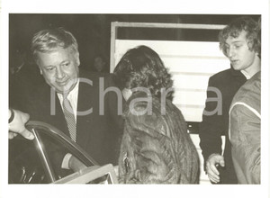 1985 ca MILANO Ritratto di Paolo VILLAGGIO con il figlio Pierfrancesco (2) Foto