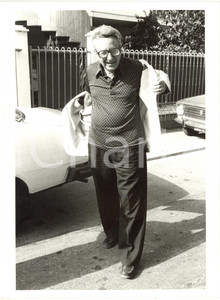 1985 ca ITALIA POLITICA MSI-DN - Ritratto di Pino RAUTI (1) *Foto 18x24 cm