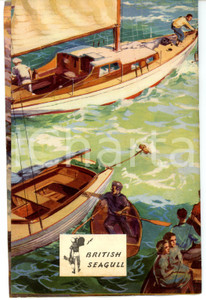 1960 ca BRITISH SEAGULL - Motonautica EUGENIO SILVANI *Pieghevole PUBBLICITARIO