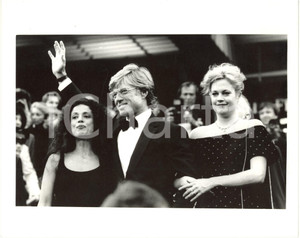 1988 FESTIVAL DI CANNES - Melanie GRIFFITH Robert REDFORD Sonia BRAGA (2) *Foto