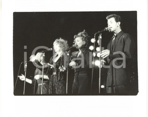 1990 ca MUSICA - THE MANHATTAN TRANSFER in concerto - Fotografia 25x20 cm