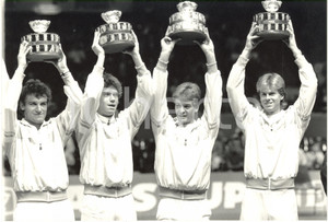 1984 GÖTEBORG Tennis COPPA DAVIS - Mats WILLANDER Andres JÄRRYD Stefan EDBERG 
