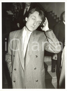 Fotografia d epoca originale 1985 ca ITALIA COSTUME  Luca CORDERO DI MONTEZEMOLO  Ritratto Foto 18x24 1