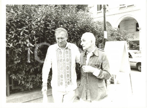 1984 VENEZIA MOSTRA DEL CINEMA - Evgenij EVTUSENKO con BALTHUS (2) *Foto 24x18
